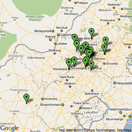 Johannesburg Map
