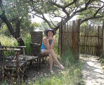 Outside shower - Bee Tree Cottage