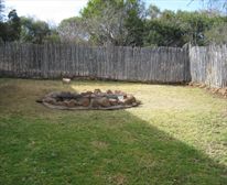Fireplace. - Magalies Bush Lodge