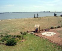 The dam view from the main house - Letsatsi Bay